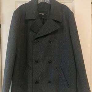 Men’s tweed peacoat